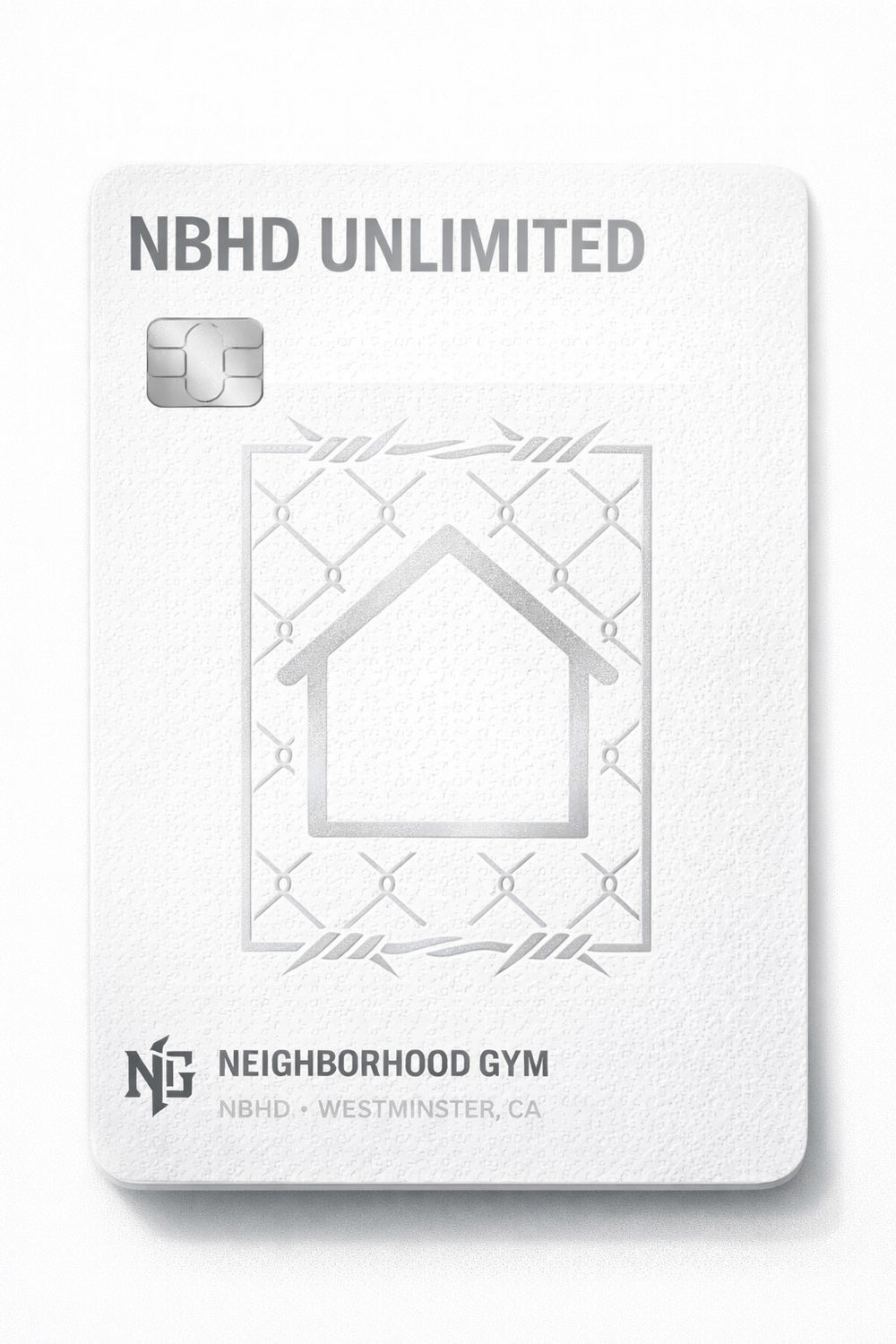 NBHD Unlimited membership card